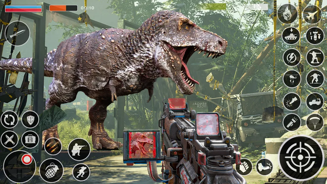 Wild Dino Hunting: Zoo Hunter (Дино Хантер) МОД/Взлом [Меню, Бесконечные монеты и Открытые уровни] Screenshot 5