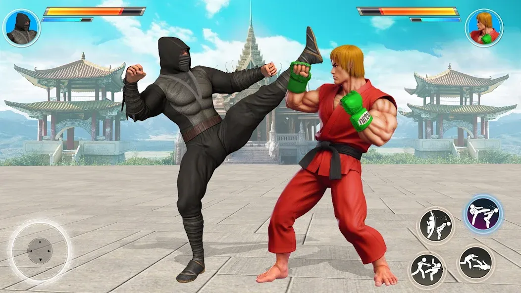 Kung Fu Heros: Fighting Game (упергеройский файтинг Кунгфуигры) МОД/Взлом [Деньги, Монеты и Меню MOD] Screenshot 4