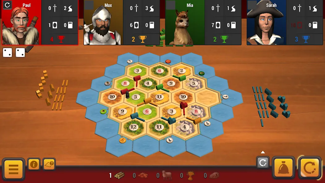 Catan Universe (Катан Юниврс) МОД/Взлом [Все открыто, Дополнительные деньги и Меню MOD] Screenshot 1