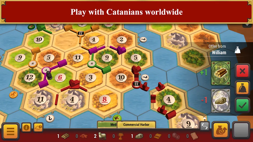 Catan Universe (Катан Юниврс) МОД/Взлом [Все открыто, Дополнительные деньги и Меню MOD] Screenshot 4