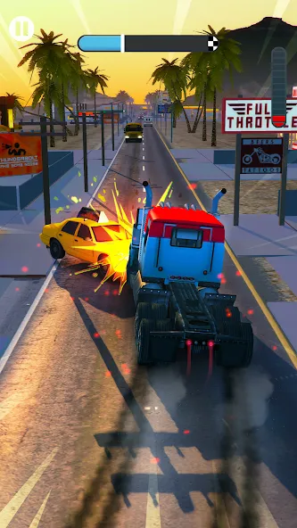 Rush Hour 3D: Car Game (Раш Час 3D) МОД/Взлом [Все открыто, Дополнительные деньги и Меню MOD] Screenshot 1