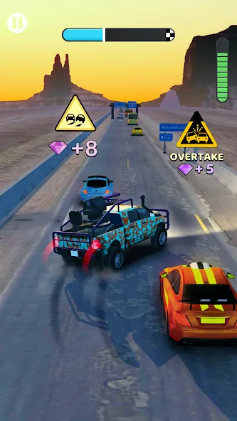 Rush Hour 3D: Car Game (Раш Час 3D) МОД/Взлом [Все открыто, Дополнительные деньги и Меню MOD] Screenshot 2