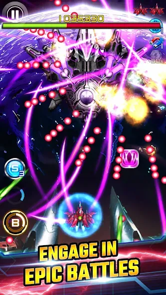 Lightning Fighter 2: Space War (Лайтнинг Файтер 2) МОД/Взлом [Все открыто, Дополнительные деньги и Меню MOD] Screenshot 4