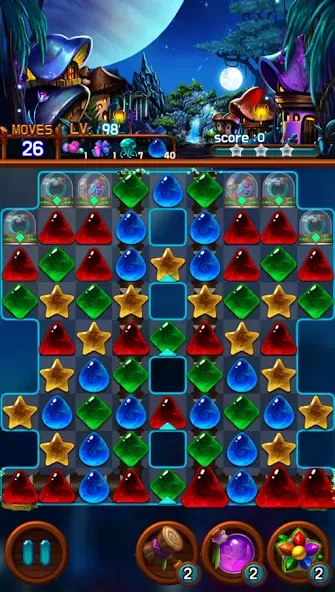 Jewel Galaxy (Джуэл Гэлакси) МОД/Взлом [Все открыто, Дополнительные деньги и Меню MOD] Screenshot 5