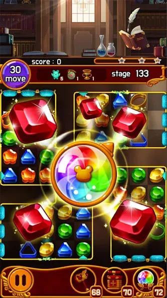 Jewel Magic Castle (Джуэл Мэджик Кэсл) МОД/Взлом [Бесконечные деньги, Монеты и Мега MOD] Screenshot 1