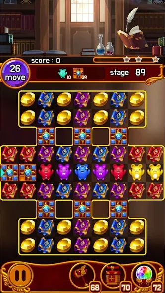 Jewel Magic Castle (Джуэл Мэджик Кэсл) МОД/Взлом [Бесконечные деньги, Монеты и Мега MOD] Screenshot 2