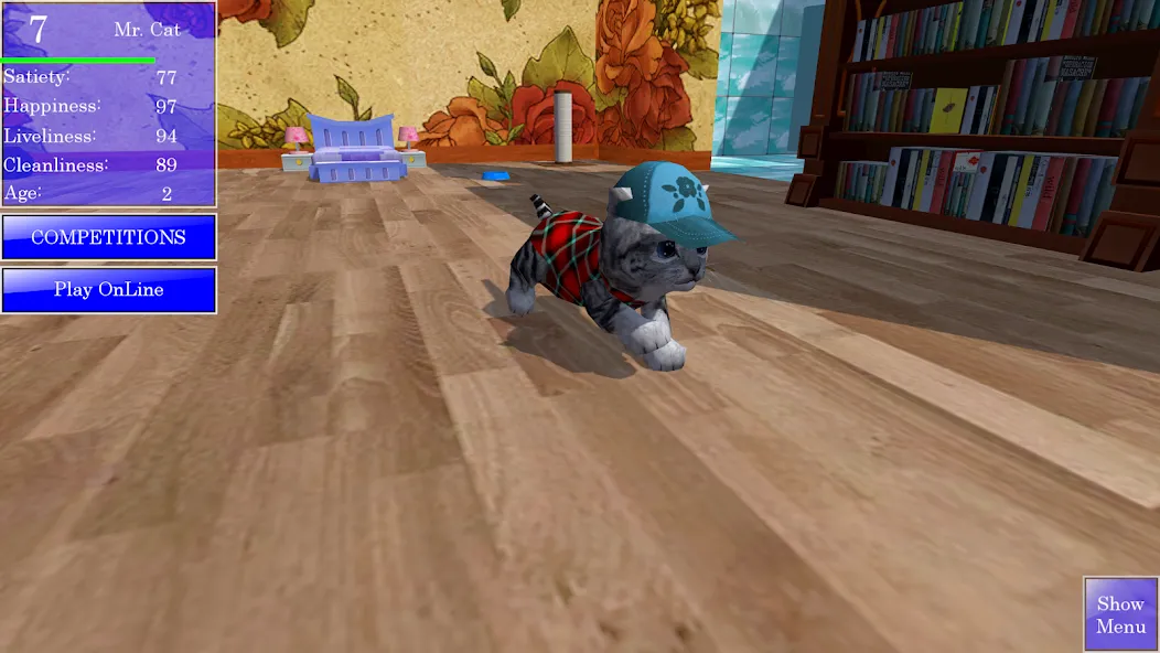 Cute Pocket Cat 3D (Сьют Покет Кэт 3Д) МОД/Взлом [Много денег, Монет и Все открыто] Screenshot 2