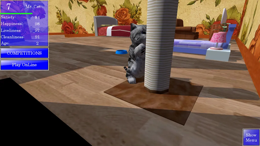Cute Pocket Cat 3D (Сьют Покет Кэт 3Д) МОД/Взлом [Много денег, Монет и Все открыто] Screenshot 5