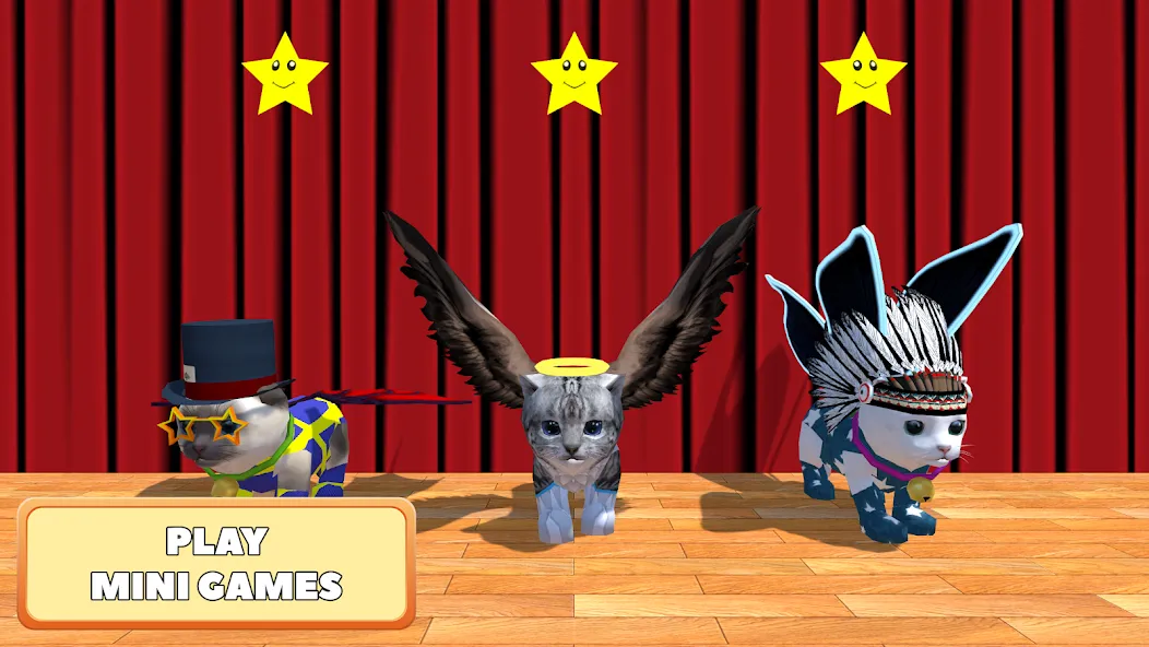 Cute Pocket Cat 3D - Part 2 (Сьют Покет Кэт 3Д) МОД/Взлом [Много денег, Монет и Все открыто] Screenshot 4