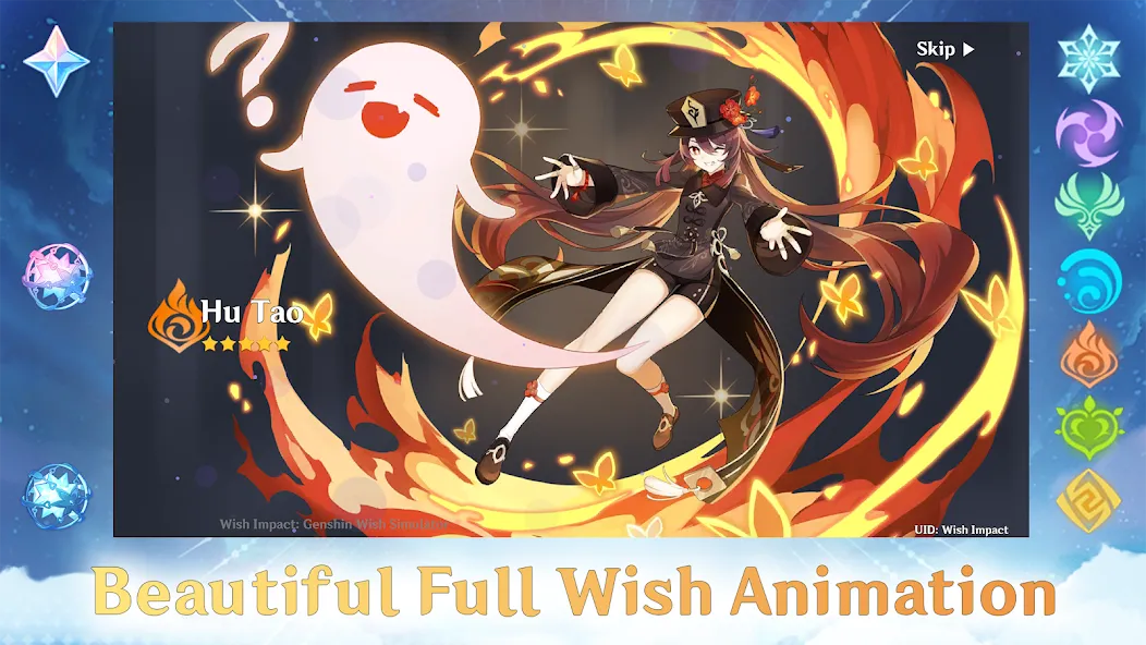 Wish Impact: Genshin Wish Sim (Уиш Импакт) МОД/Взлом [Все открыто, Дополнительные деньги и Меню MOD] Screenshot 1