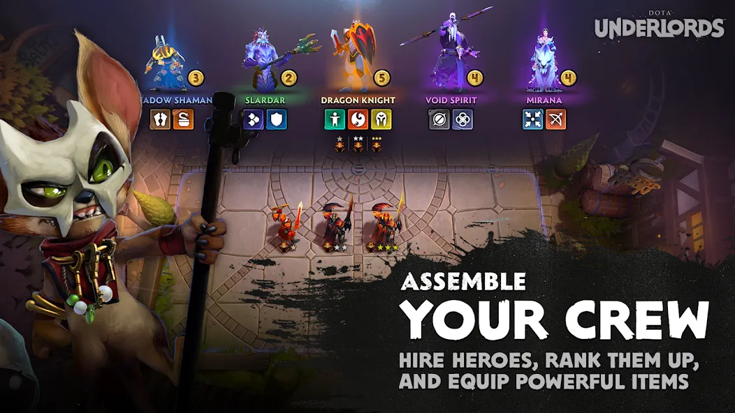 Dota Underlords — скриншот 2 Dota Underlords — скриншот 2