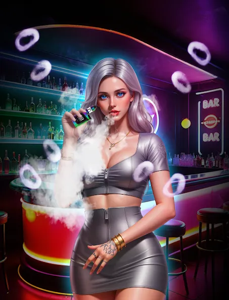 Virtual Vape Smoke Simulation (Виртуальное имитирование дыма от вэйпа) МОД/Взлом [Много денег, Монет и Все открыто] Screenshot 2