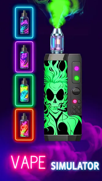 Virtual Vape Smoke Simulation (Виртуальное имитирование дыма от вэйпа) МОД/Взлом [Много денег, Монет и Все открыто] Screenshot 5