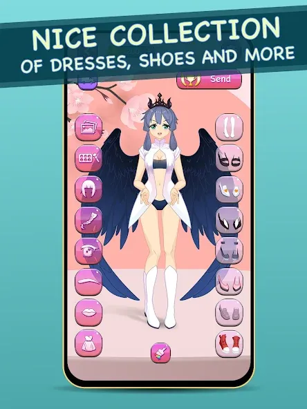 Anime Dress Up for Adults МОД/Взлом [Много монет, Открытые уровни и Мега MOD] Screenshot 3