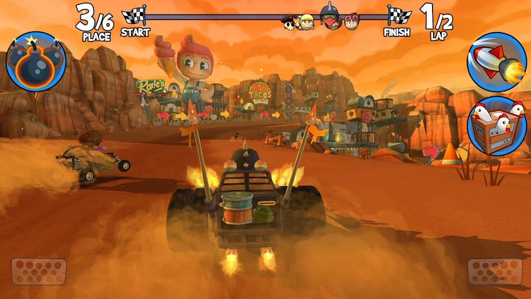 Beach Buggy Racing 2 (Бич Багги Рейсинг 2) МОД/Взлом [Бесконечные деньги, Монеты и Мега MOD] Screenshot 3