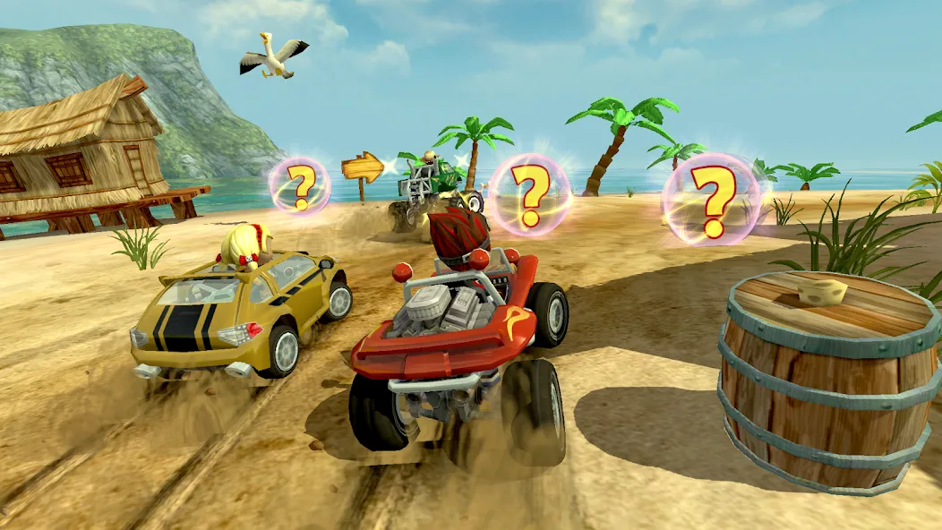 Beach Buggy Racing (Бич Багги Рейсинг) МОД/Взлом [Меню, Бесконечные монеты и Открытые уровни] Screenshot 3