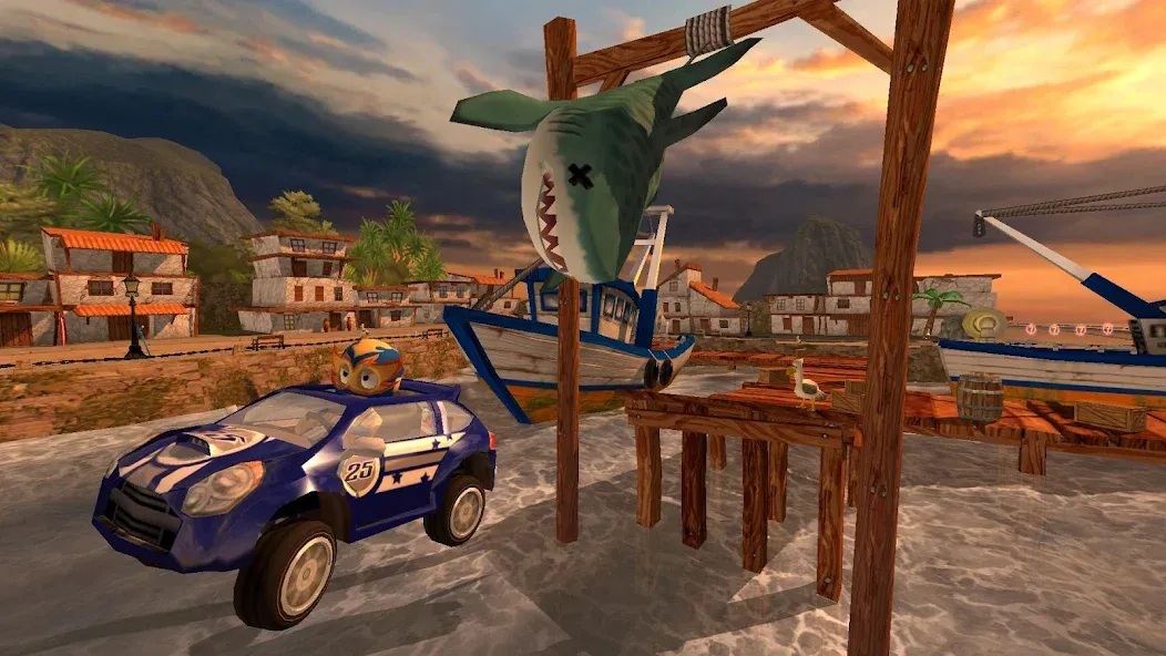 Beach Buggy Racing (Бич Багги Рейсинг) МОД/Взлом [Меню, Бесконечные монеты и Открытые уровни] Screenshot 5