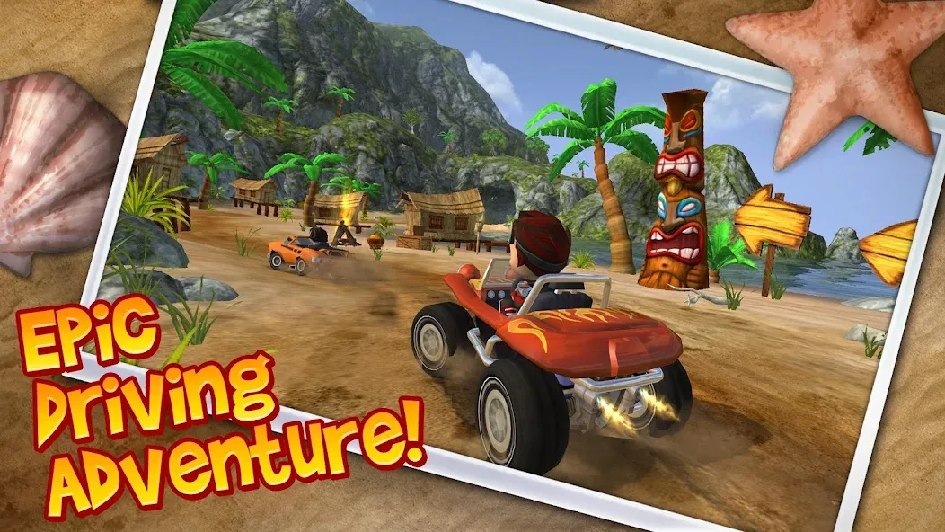 Beach Buggy Blitz (Бич Багги Блиц) МОД/Взлом [Много монет, Открытые уровни и Мега MOD] Screenshot 1