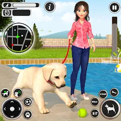 Скачать Dog Simulator Pet Dog Games 3D Взлом (Много денег) на Андроид бесплатно