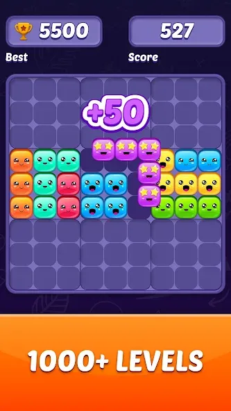 Block Puzzle Game (Блокголоволомка игра) МОД/Взлом [Все открыто, Дополнительные деньги и Меню MOD] Screenshot 2