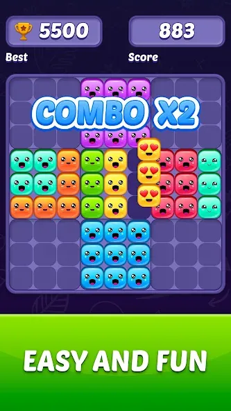 Block Puzzle Game (Блокголоволомка игра) МОД/Взлом [Все открыто, Дополнительные деньги и Меню MOD] Screenshot 3