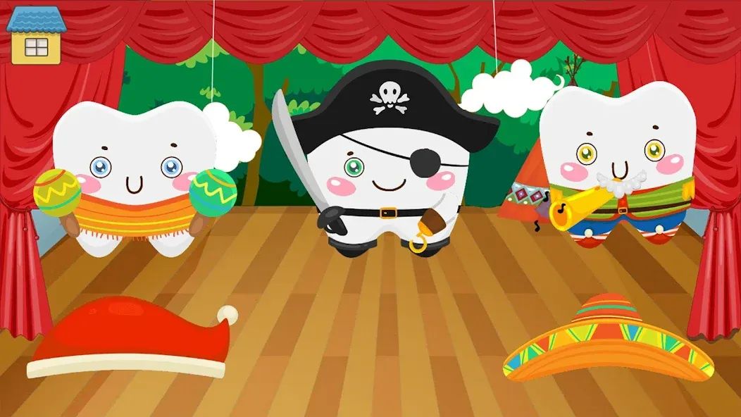 Funny Teeth kids dentist care! МОД/Взлом [Деньги, Монеты и Меню MOD] Screenshot 2