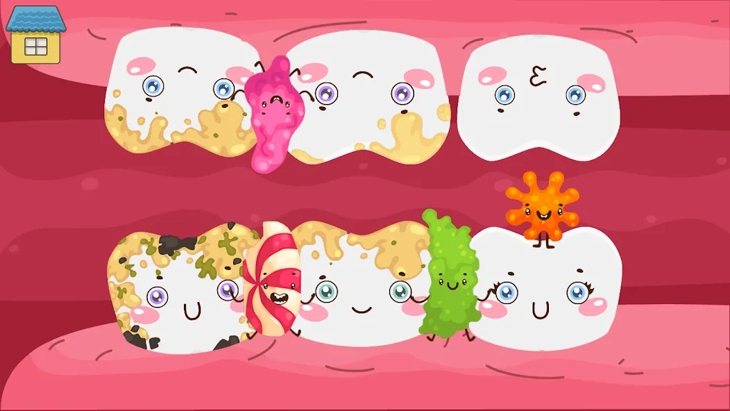 Funny Teeth kids dentist care! МОД/Взлом [Деньги, Монеты и Меню MOD] Screenshot 5