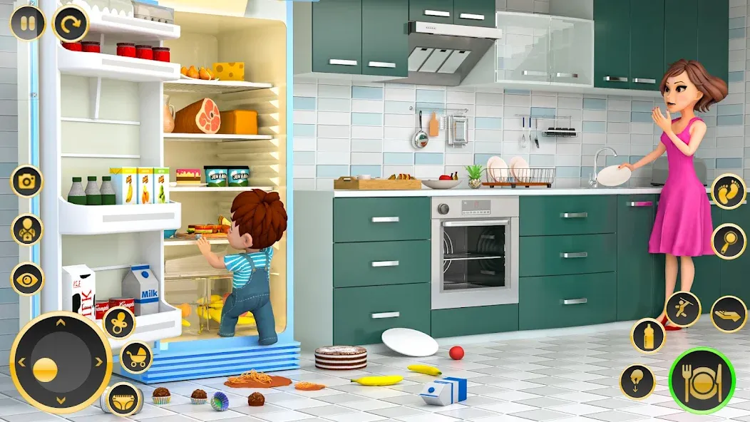The Mother Sim Life Mom Games МОД/Взлом [Много денег, Монет и Все открыто] Screenshot 1