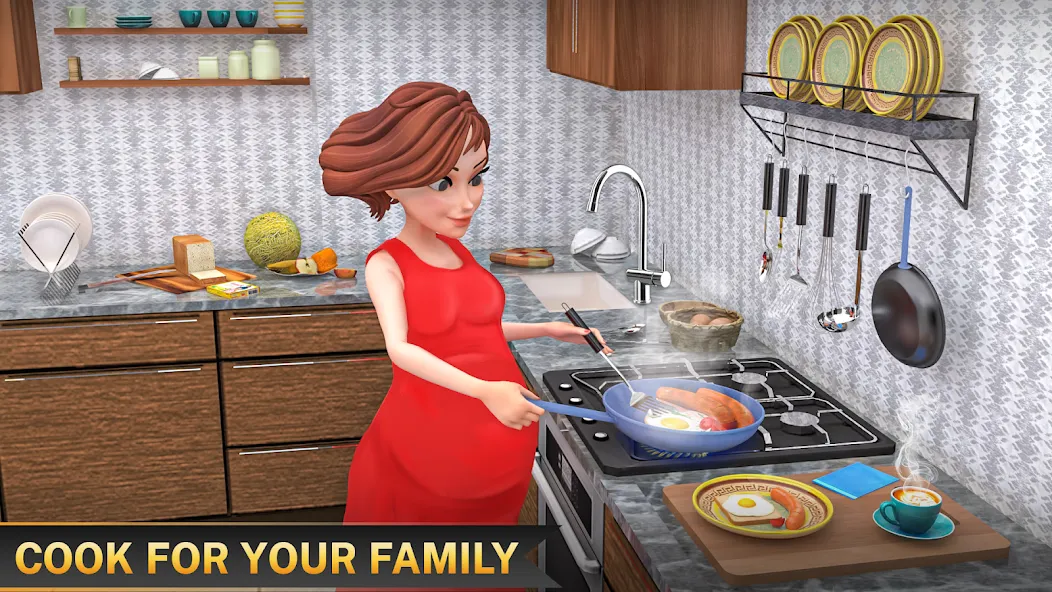 The Mother Sim Life Mom Games МОД/Взлом [Много денег, Монет и Все открыто] Screenshot 4