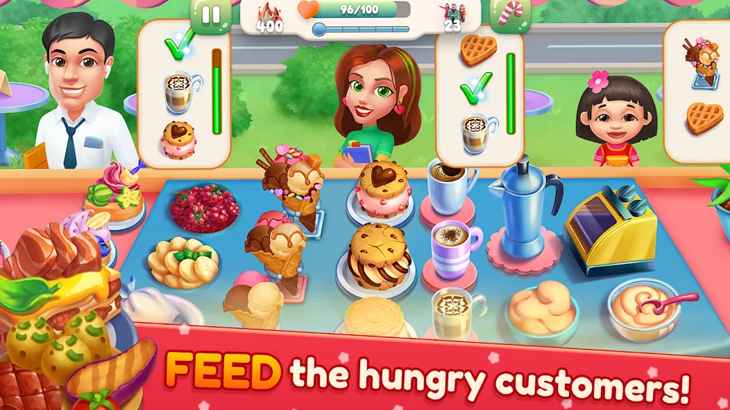 Cooking Artist: Kitchen Game (Кукинг Артист) МОД/Взлом [Бесконечные деньги, Монеты и Мега MOD] Screenshot 1
