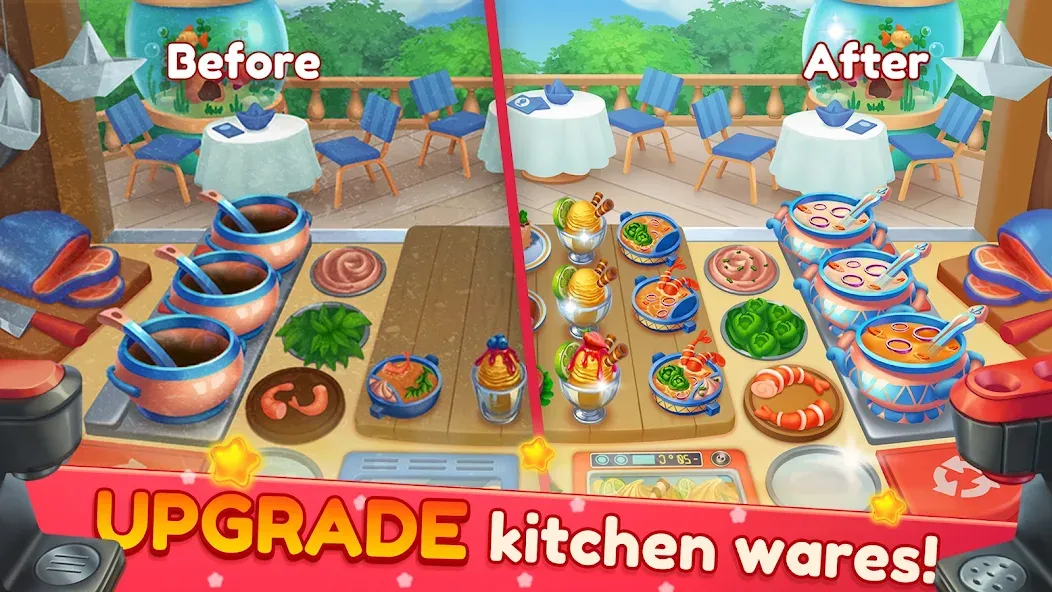Cooking Artist: Kitchen Game (Кукинг Артист) МОД/Взлом [Бесконечные деньги, Монеты и Мега MOD] Screenshot 2