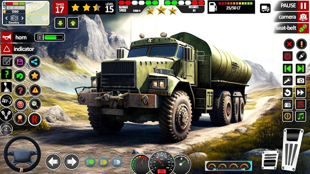 Army Truck Transport Game 2023 МОД/Взлом [Деньги, Монеты и Меню MOD] Screenshot 1