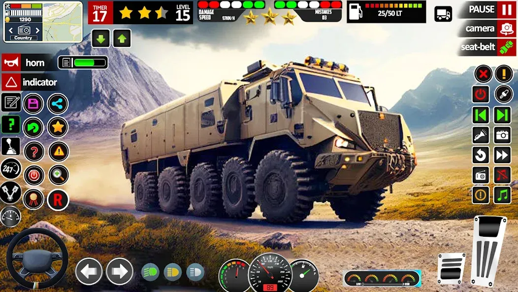 Army Truck Transport Game 2023 МОД/Взлом [Деньги, Монеты и Меню MOD] Screenshot 2