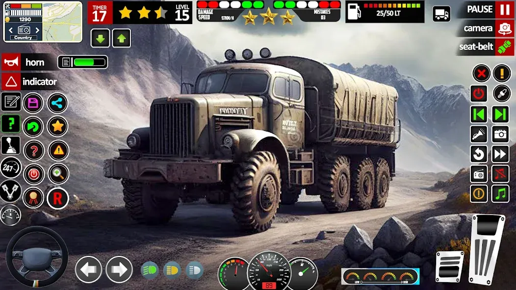 Army Truck Transport Game 2023 МОД/Взлом [Деньги, Монеты и Меню MOD] Screenshot 3