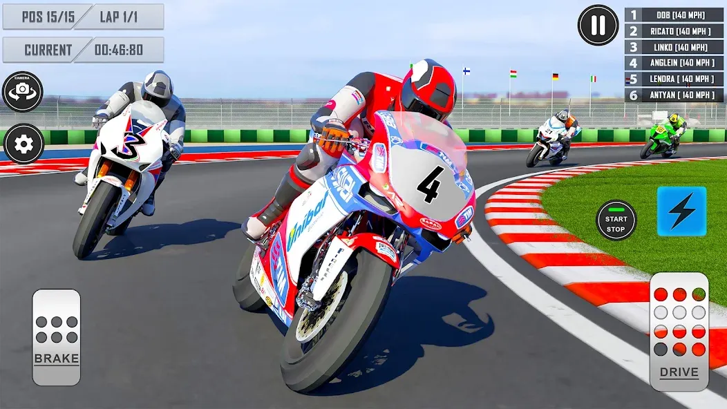 3D Bike Racing Games Offline МОД/Взлом [Деньги, Монеты и Меню MOD] Screenshot 1