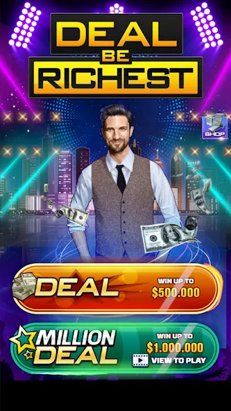 Deal Be Richest: Vegas Coin (Голден Дил Зе Миллион Прайз) МОД/Взлом [Меню, Бесконечные монеты и Открытые уровни] Screenshot 4