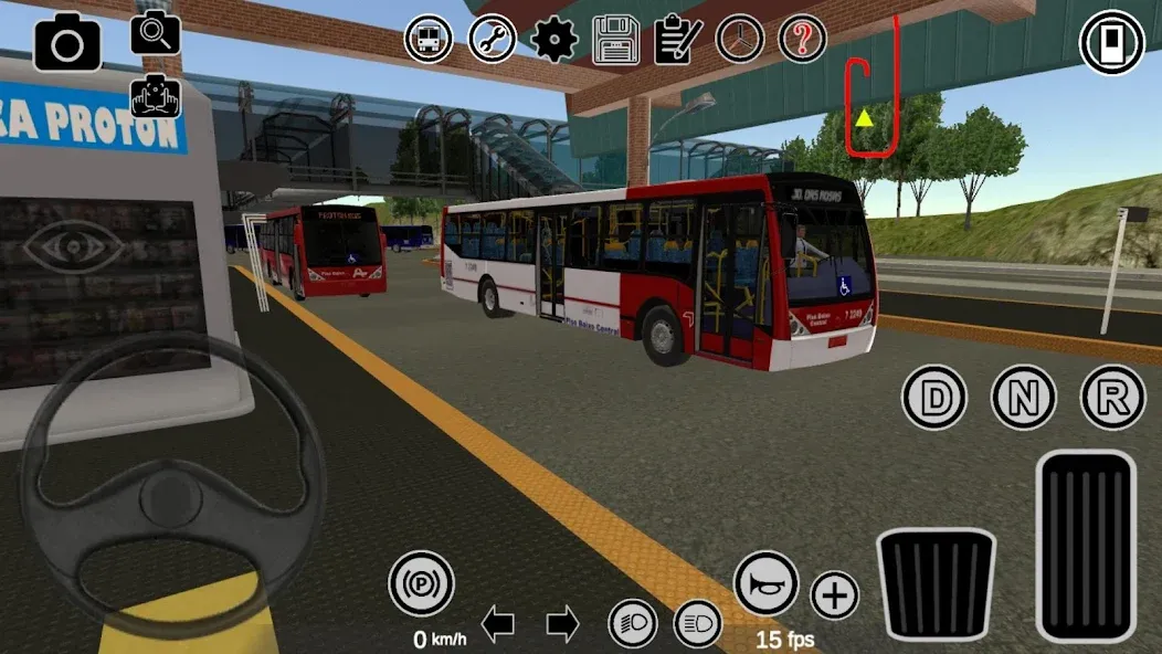 Proton Bus Simulator Urbano (Протон автобусный симулятор ) МОД/Взлом [Все открыто, Дополнительные деньги и Меню MOD] Screenshot 1
