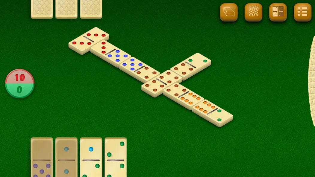 Dominoes (Домино) МОД/Взлом [Деньги, Монеты и Меню MOD] Screenshot 1