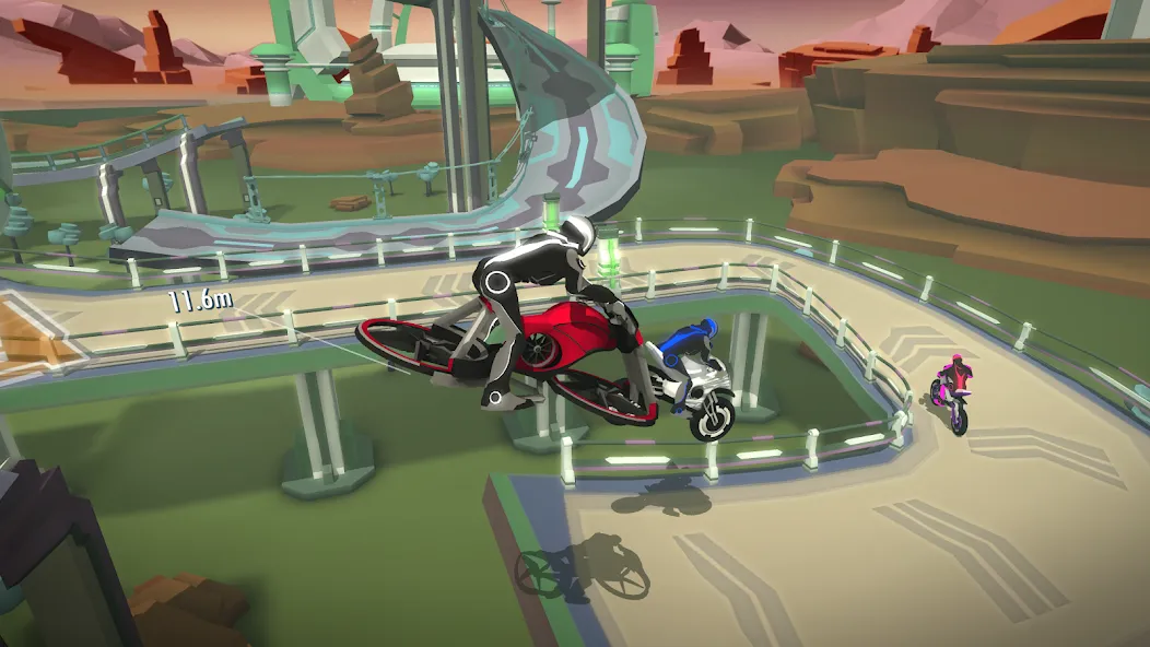 Gravity Rider Zero (Гравити Райдер Зеро) МОД/Взлом [Все открыто, Дополнительные деньги и Меню MOD] Screenshot 4
