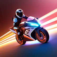 Скачать Gravity Rider Zero Взлом (Все мотоциклы открыты) на Андроид
