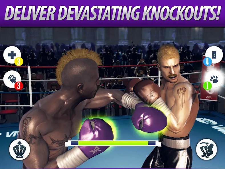 Real Boxing – Fighting Game (Реал Боксинг) МОД/Взлом [Много монет, Открытые уровни и Мега MOD] Screenshot 3