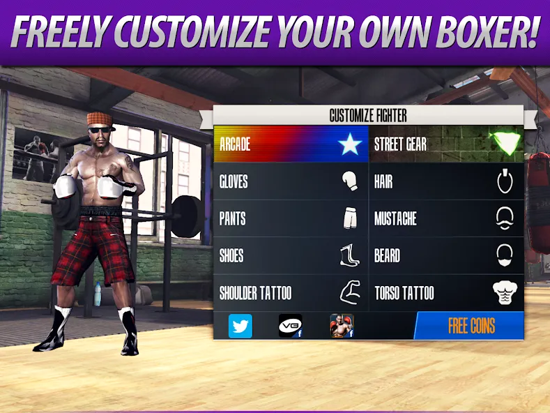 Real Boxing – Fighting Game (Реал Боксинг) МОД/Взлом [Много монет, Открытые уровни и Мега MOD] Screenshot 4
