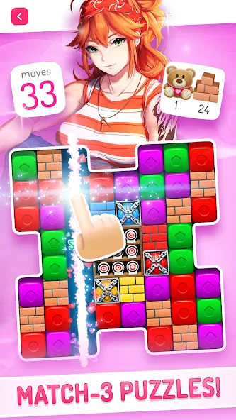 Eroblast: Waifu Dating Sim (Эробласт) МОД/Взлом [Бесконечные деньги, Монеты и Мега MOD] Screenshot 3