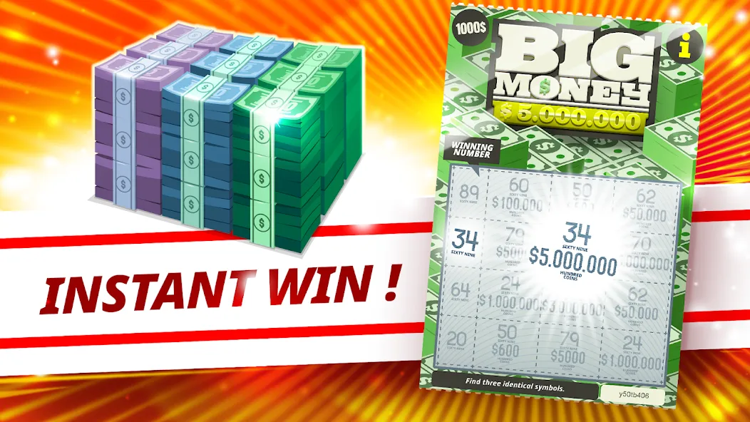 Lottery Scratchers - Winners МОД/Взлом [Все открыто, Дополнительные деньги и Меню MOD] Screenshot 2