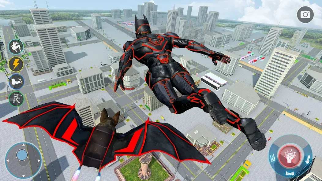 Flying Bat Robot Car Transform (Флайинг Бэт Робот Кар Трансформ) МОД/Взлом [Много монет, Открытые уровни и Мега MOD] Screenshot 2