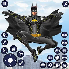 Скачать Взломанная Flying Bat Robot Car Transform на Андроид с много денег бесплатно