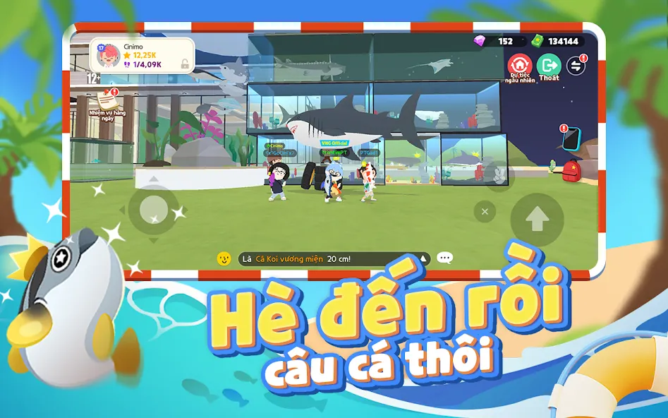 Play Together VNG (Плей Тугезер ВНГ) МОД/Взлом [Меню, Бесконечные монеты и Открытые уровни] Screenshot 5