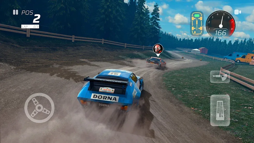 Rally One : Race to glory (Ралли ОДИН) МОД/Взлом [Меню, Бесконечные монеты и Открытые уровни] Screenshot 1