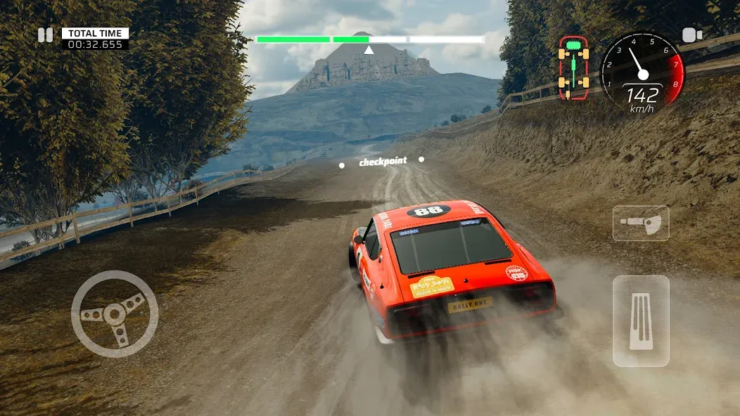 Rally One : Race to glory (Ралли ОДИН) МОД/Взлом [Меню, Бесконечные монеты и Открытые уровни] Screenshot 3