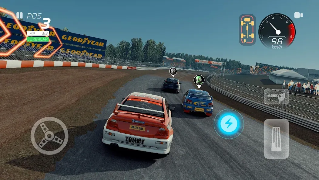 Rally One : Race to glory (Ралли ОДИН) МОД/Взлом [Меню, Бесконечные монеты и Открытые уровни] Screenshot 5